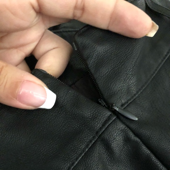 Jack by BB Dakota vegan leather pinafore dress - Picture 6 of 6